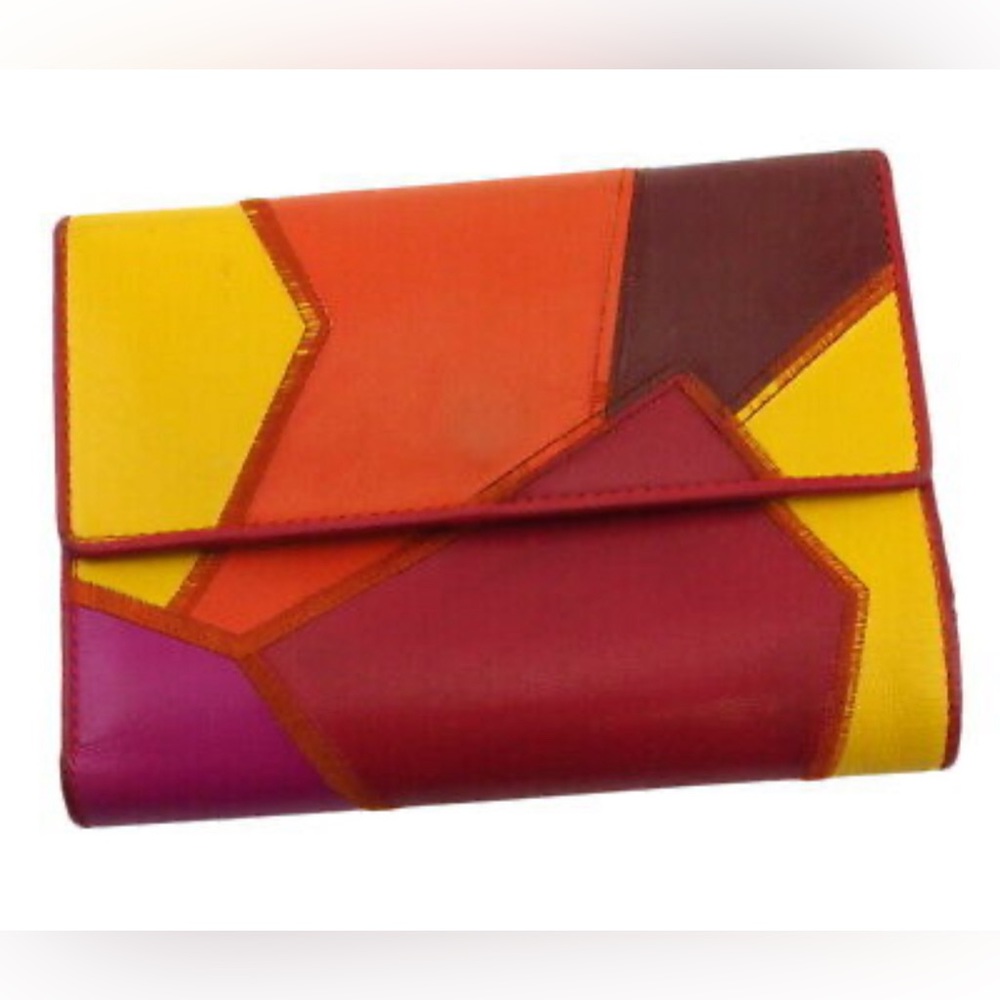 Y’SL Colorful Geometric Women's Wallet